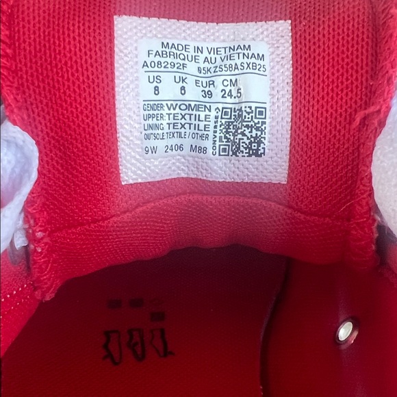 Women’s Converse Classic Red Canvas Sneakers - Picture 6 of 12